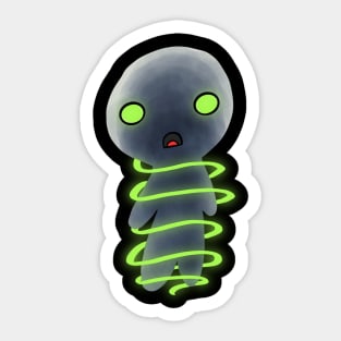 Glow Man Sticker